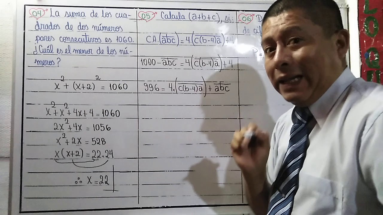 QUINTO DE SECUNDARIA - ARITMÉTICA - ADICIÓN Y SUSTRACCIÓN 03