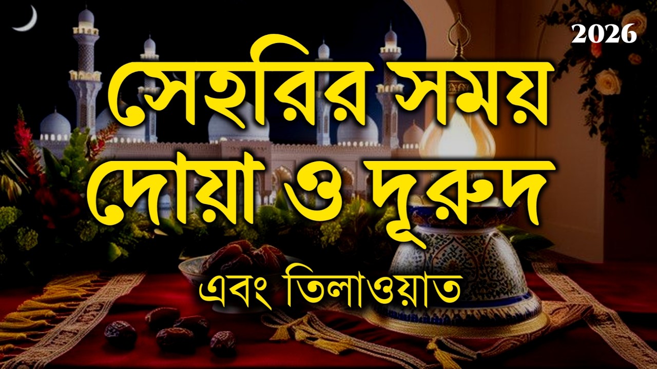 Ramadan Dua and Recitation | সেহরির সময় দোয়া ও দরুদ | সুন্দর কুরআন তেলাওয়াত