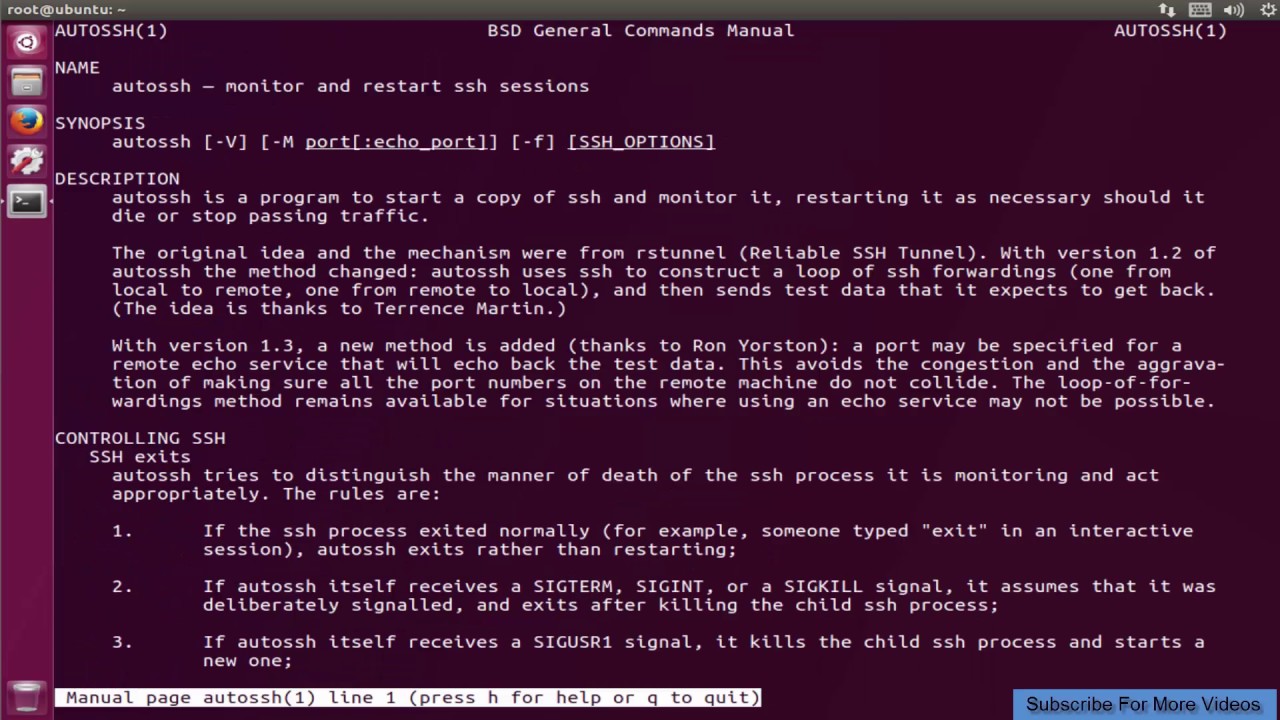 How To Install Autossh On ubuntu 17.04 zesty zapus