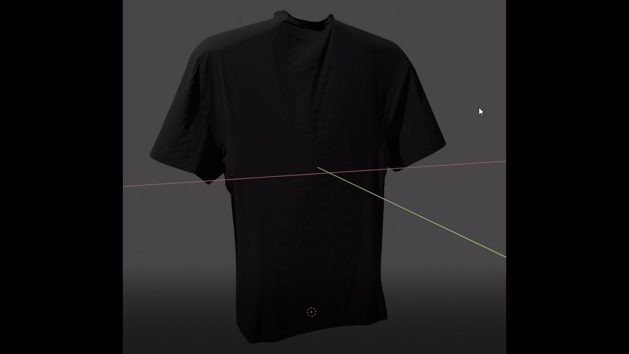 T-shirt in blender.