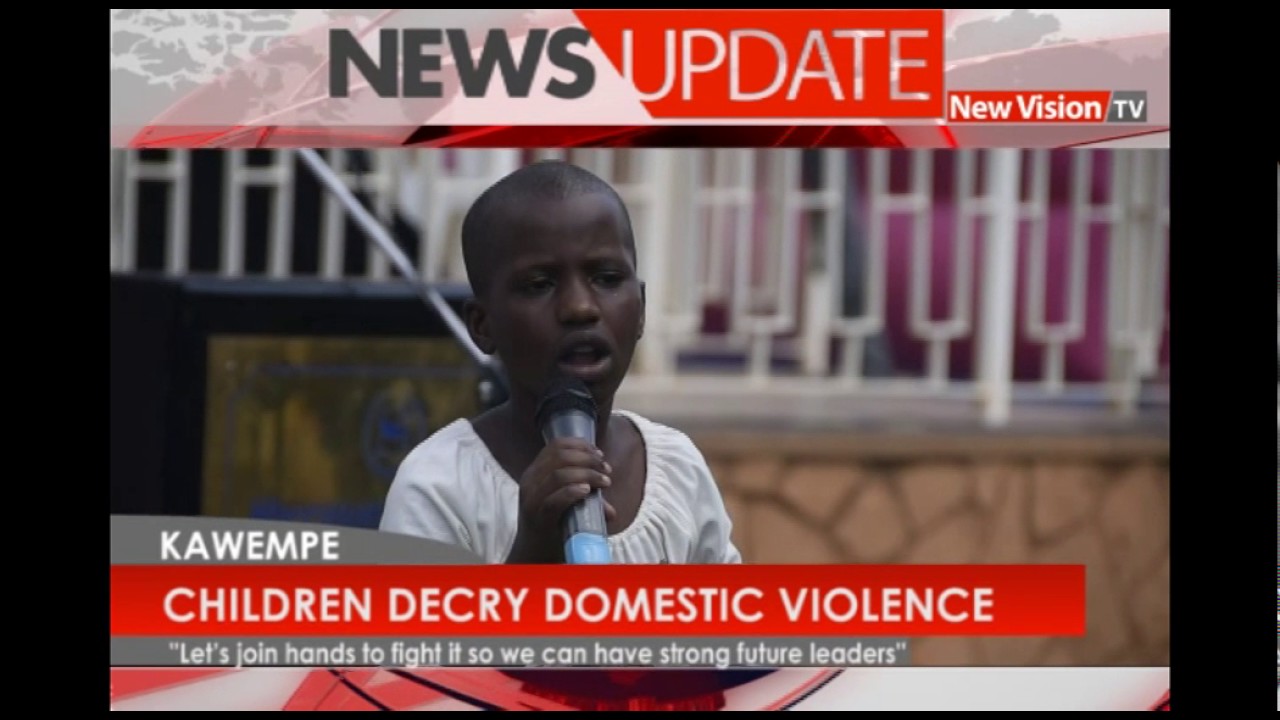 NEW VISION TV: Children decry domestic violence