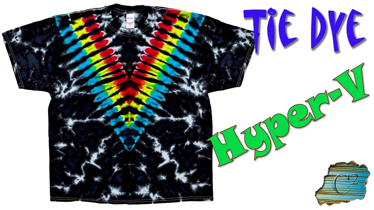 How to Tie Dye:  Hyper V  [Liquid Dye]