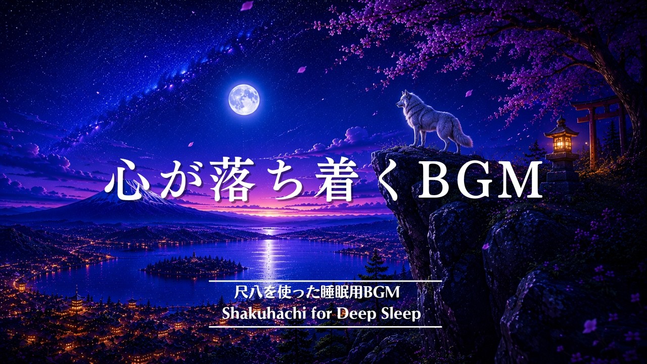 8 HOUR ULTRA-SLOW LOW FLUTE BGM: Fenrir’s “Returning Night Wind” ✨ Deep Sleep & Focus