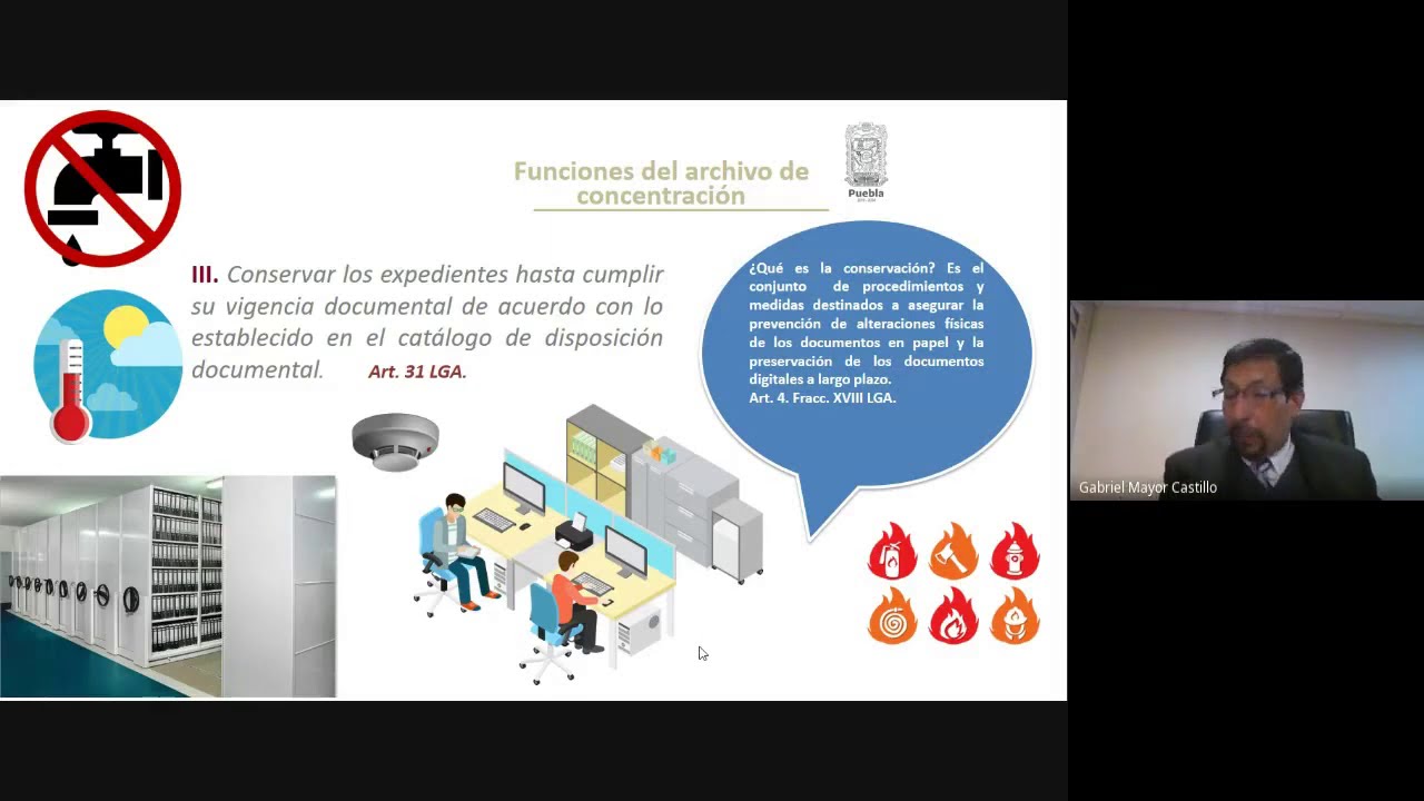 Archivo de concentración, componente operativo del Sistema Institucional de Archivos.