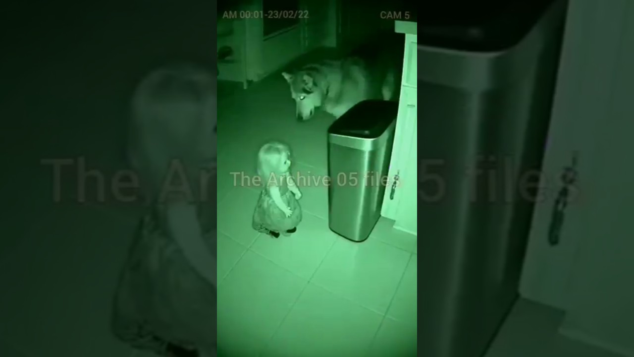 My Dog caught it making a mess in the kitchen... 🗑️😡 CCTV footage
