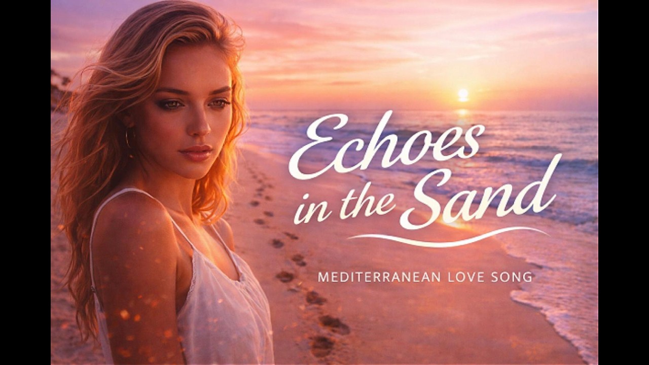 Echoes in the Sand 🌊 Mediterranean Love Song | Official Music Video