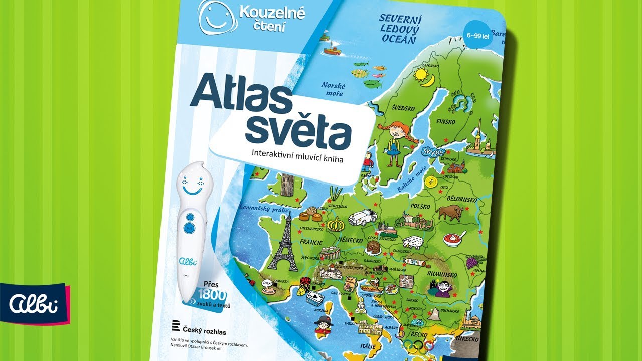 Atlas světa - Kouzelné čtení od ALBI