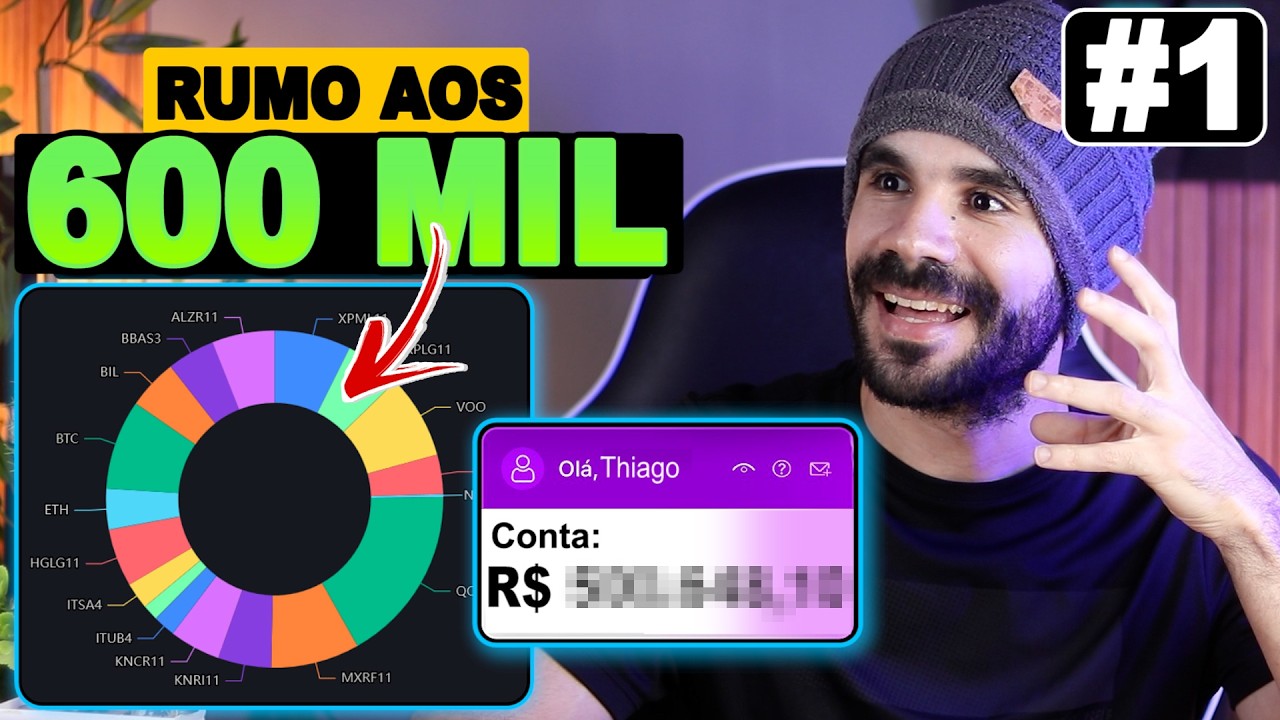 RUMO AOS 600 MIL REAIS #1 Viver de dividendos
