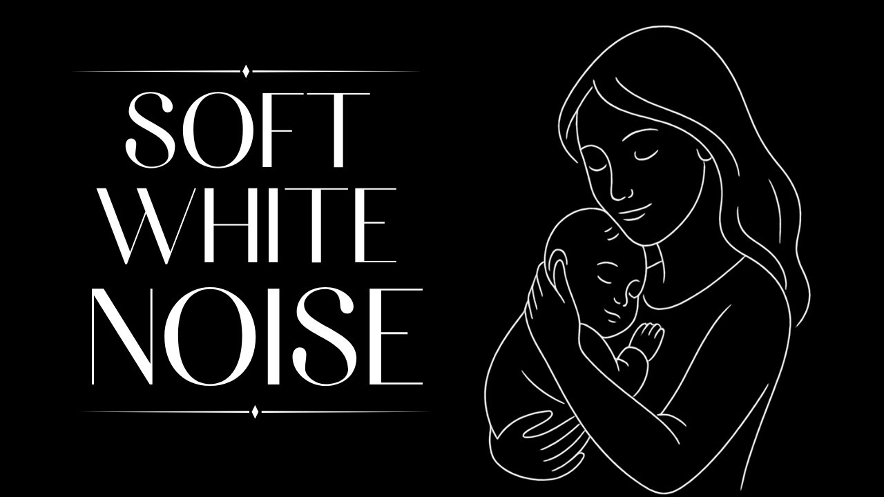 18 Hours of Soft White Noise | Black Screen for Sleep | Deep Relaxation 🤍🖤