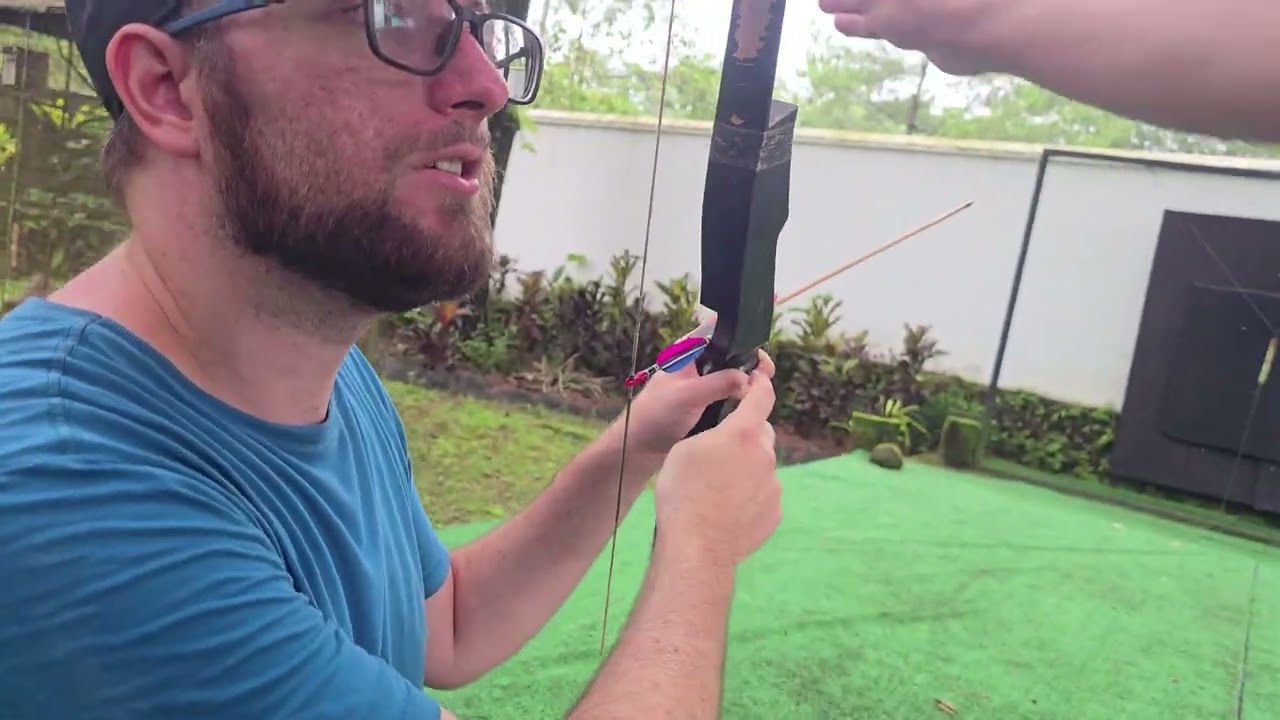 Traditional Javanese Archery Jemparingan with a Really Small Target