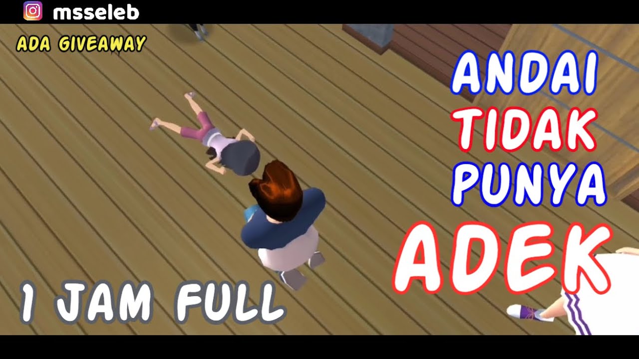 Sakura Drama Series Andai Tak Punya Adek 4 in 1 Bagian 12 | Drama Sakura School Simulator Indonesia