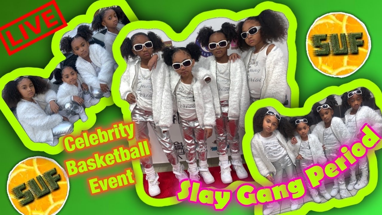 Slay Gang performs at Celebrity Basketball Game