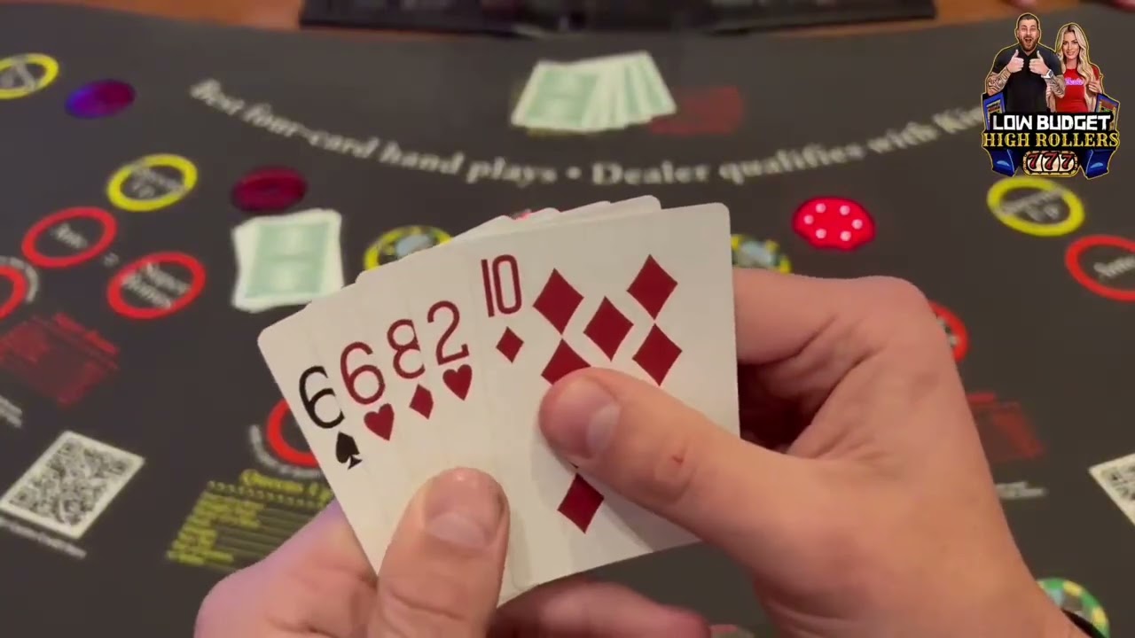 CHECK OUT THIS RUN ON 4 CARD POKER! 