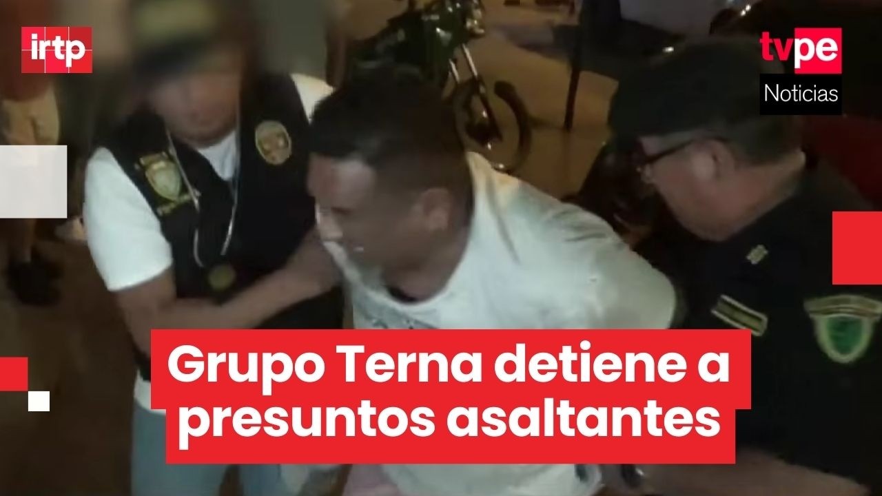 Grupo Terna captura a banda “Los Berracos de San John” cuando planeaban asalto en SJL