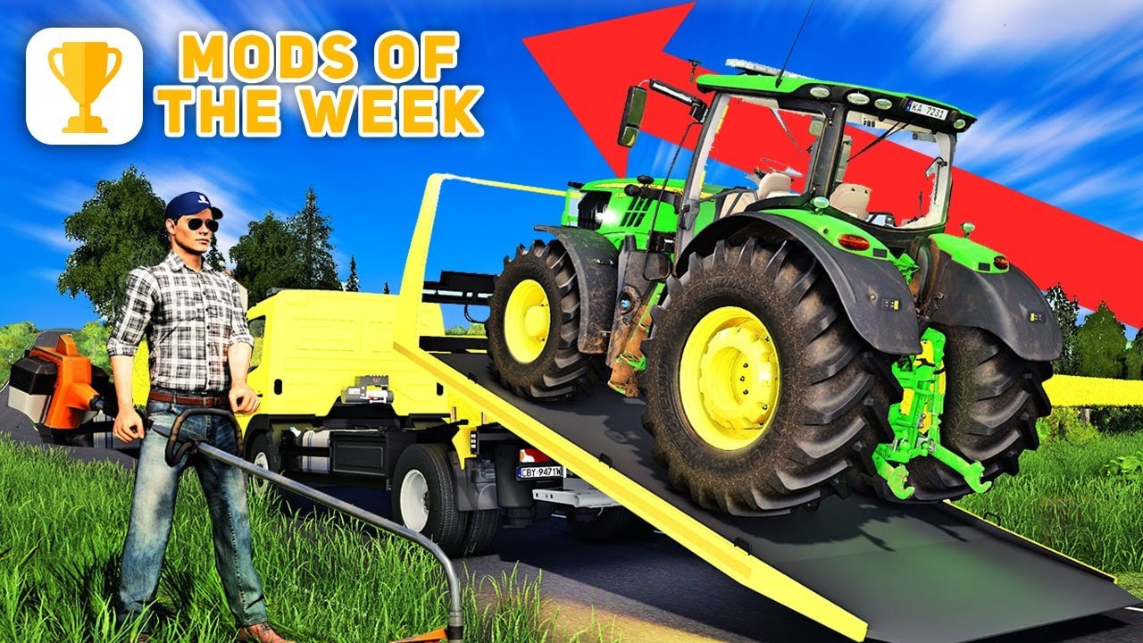 JOHN DEERE on the TOW TRUCK ! | 10 BEST MODS of the week! (Farming Simulator 19)
