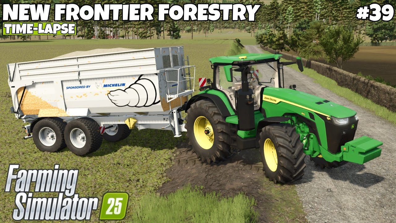Long Grain Rice HARVESTING | NEW FRONTIER FORESTRY | Farming Simulator 25 | EP - 39