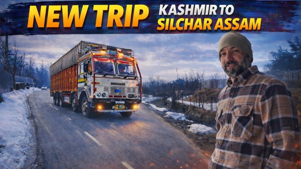 New Trip Kashmir To Silchar Assam🚀🍎 3000kms New Trip Start || vlog tamim Xpress. Fresh Apple's Day 1