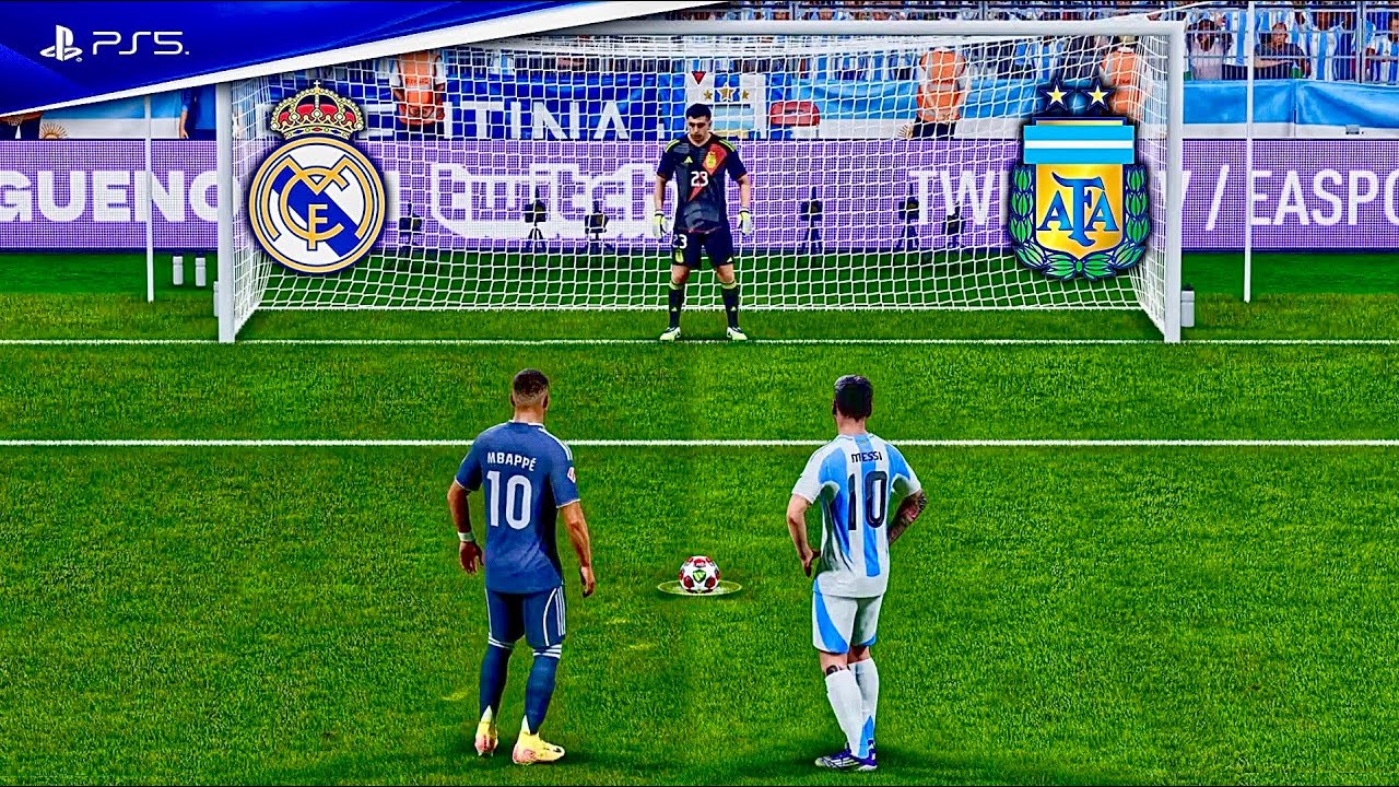 REAL MADRID vs ARGENTINA 🔥MESSI vs MBAPPE l FINAL - FC 26 PENALTY SHOOTOUT - PS5