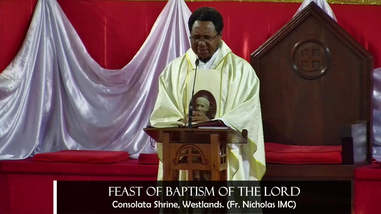 Consolata Shrine Live  11/01/2026  :00 M,  Feast of Baptism of the Lord