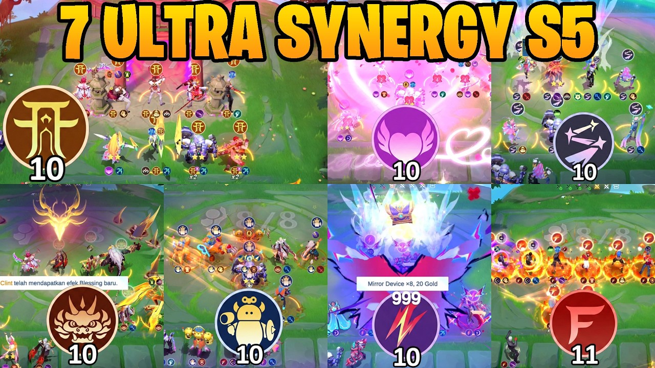 7 ULTRA SYNERGY S5 - 10 EXCORCIST, 10 HEARTBOND, 10 NEOBEAST, 11 KOF, 10 TOY MISCHIEF, 10 LUMINEXUS