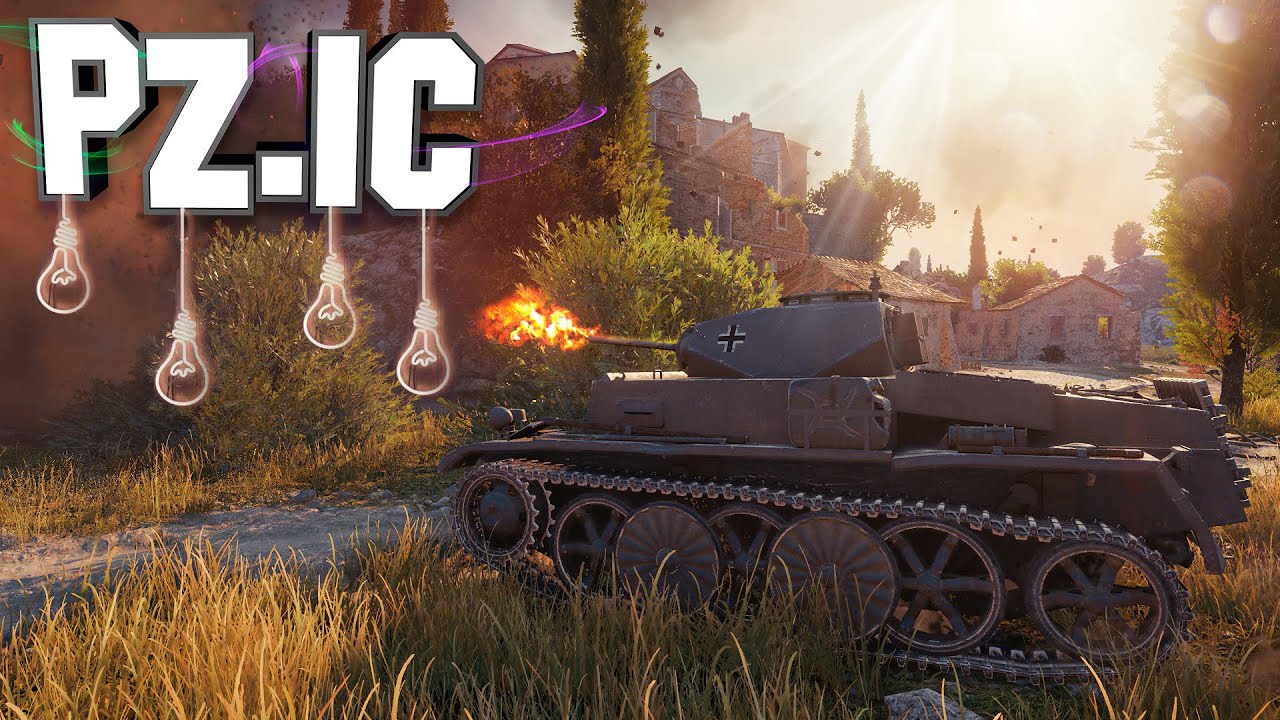 Pz. I C - 8 Kills - 1 vs 7 - World of Tanks Pz. I C Gameplay