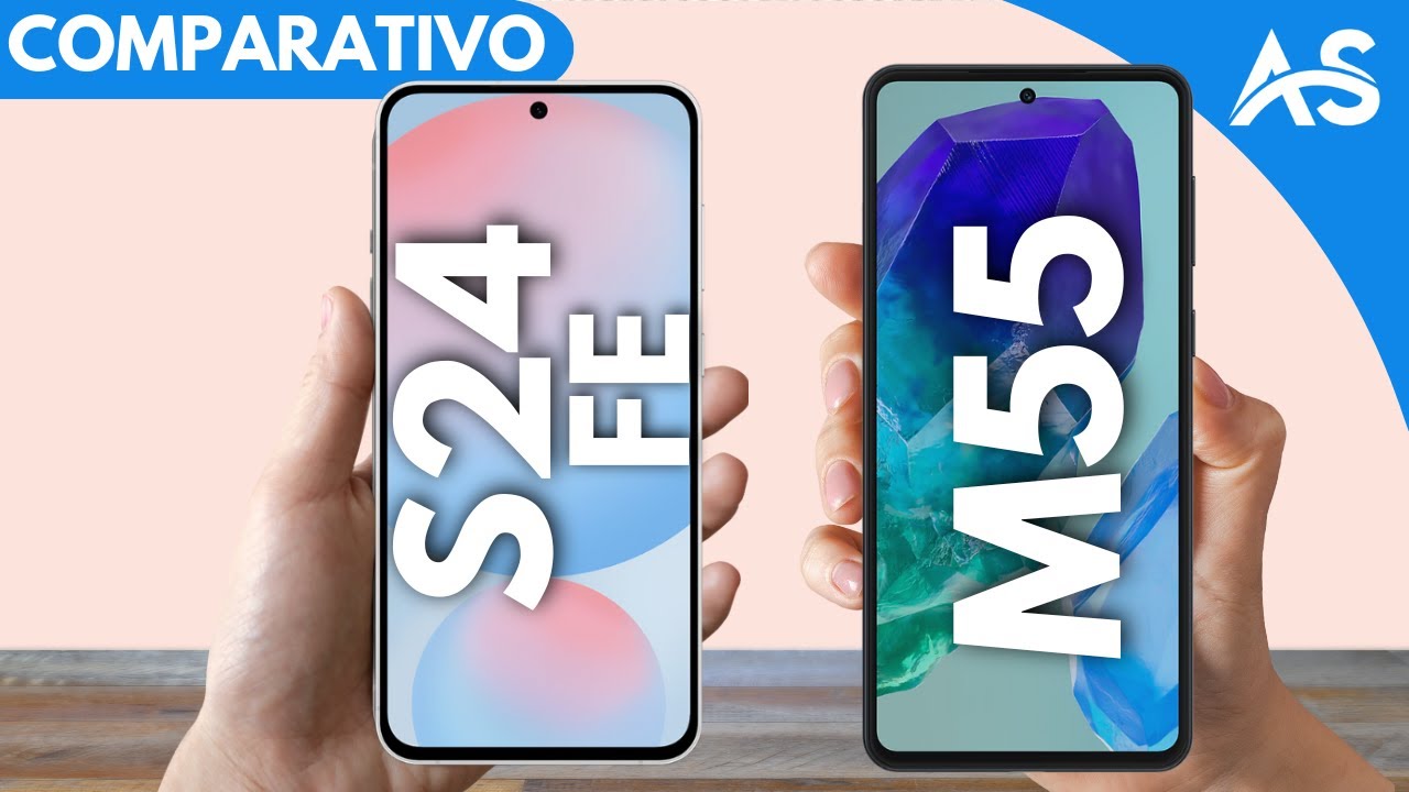 Samsung S24 Fe vs Samsung M55 - Comparativo