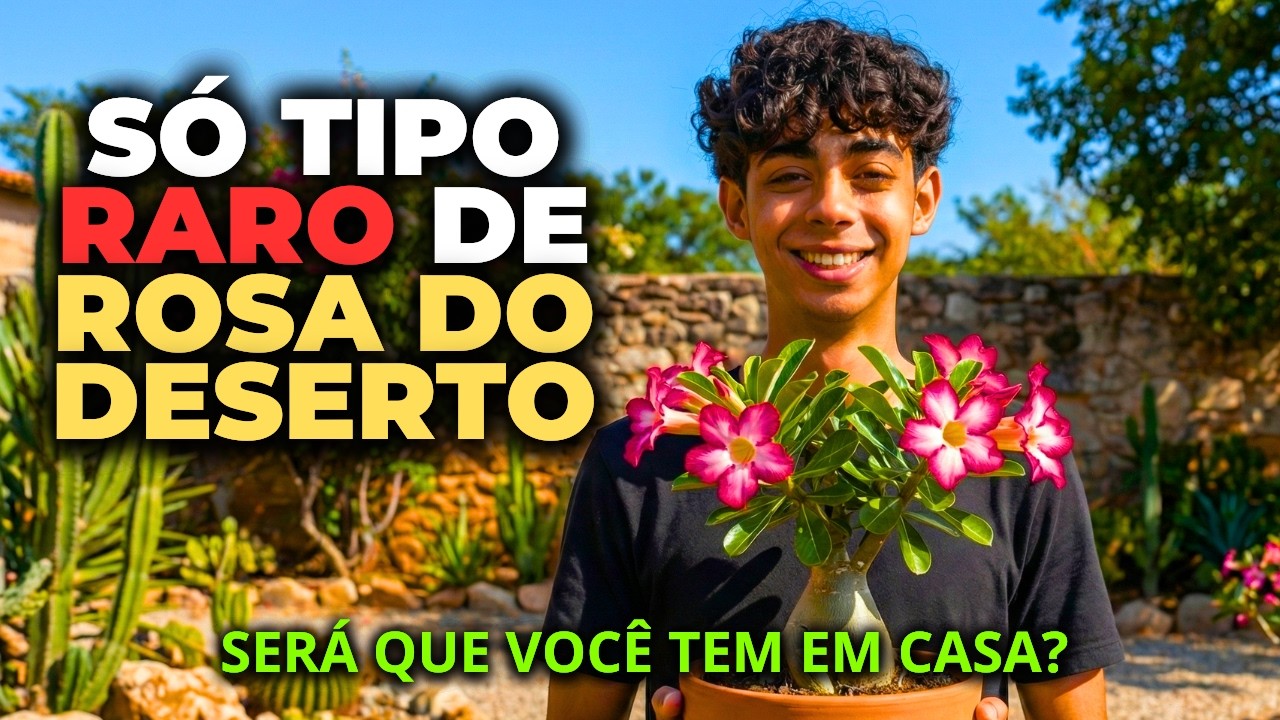 Cultivos Mais Raros de Rosas do Deserto + Brinde no Vídeo