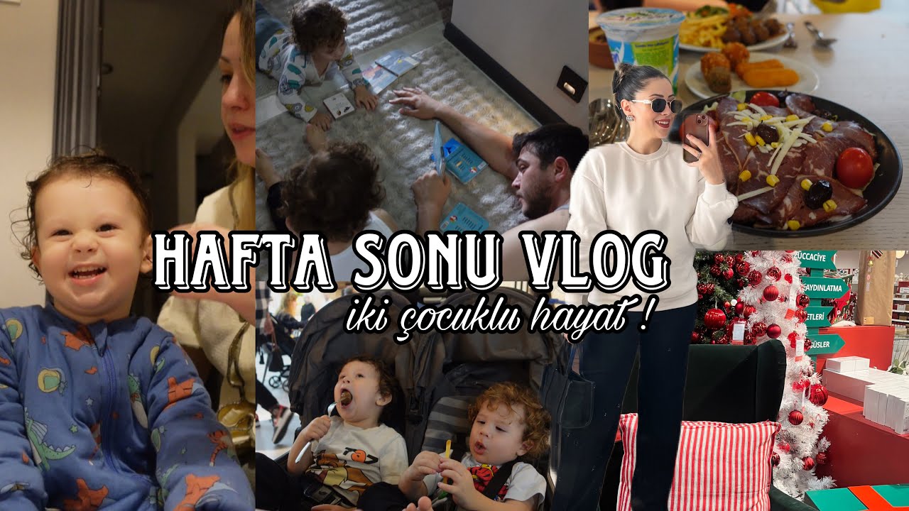 İki &ccedil;ocuklu dolu dolu Hafta sonu Vlogu : IKEA , Alışveriş , market , Spor, Ev Halleri ve Rutinler 