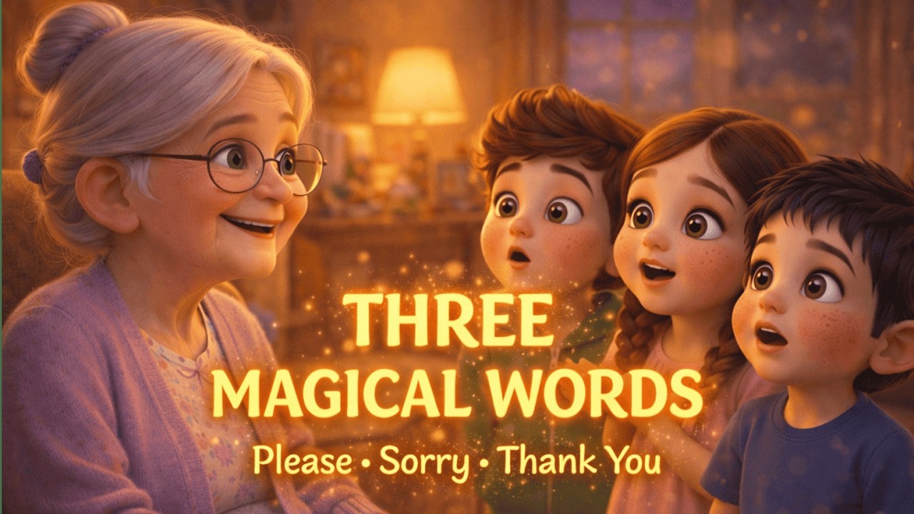 The 3 Magical Words That Changed Everything | Please, Sorry, Thank You | Kids Anime