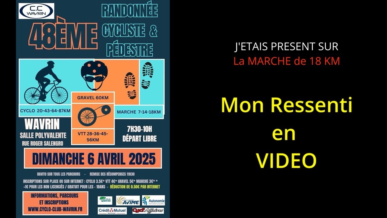 48 ème Rando Cycliste & Pédestre CC WAVRIN