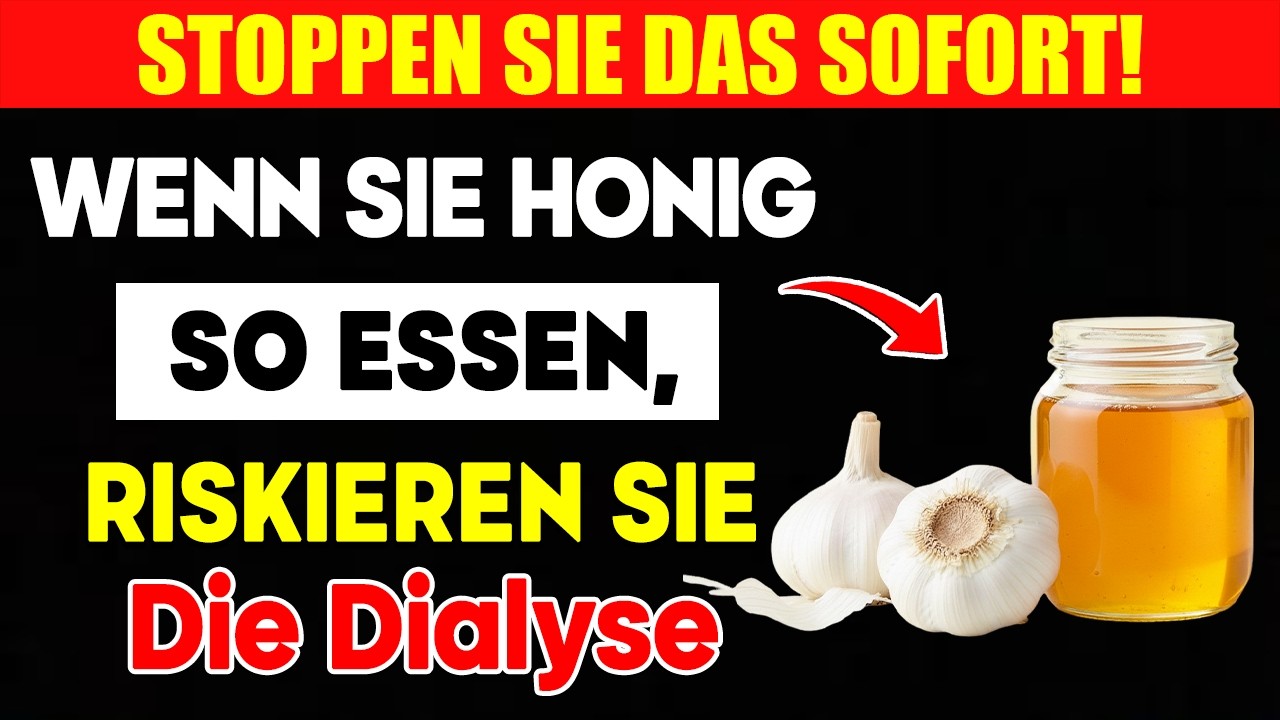ACHTUNG: 5 tödliche Honig-Kombinationen, die Ihre Nieren unbemerkt zerstören!