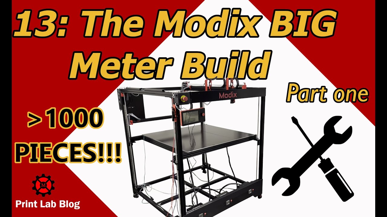 Ep. 13 | Modix BIG-Meter 3D Printer | Large Scale 3D Printer Build | Unpacking and Assembly | Part 1