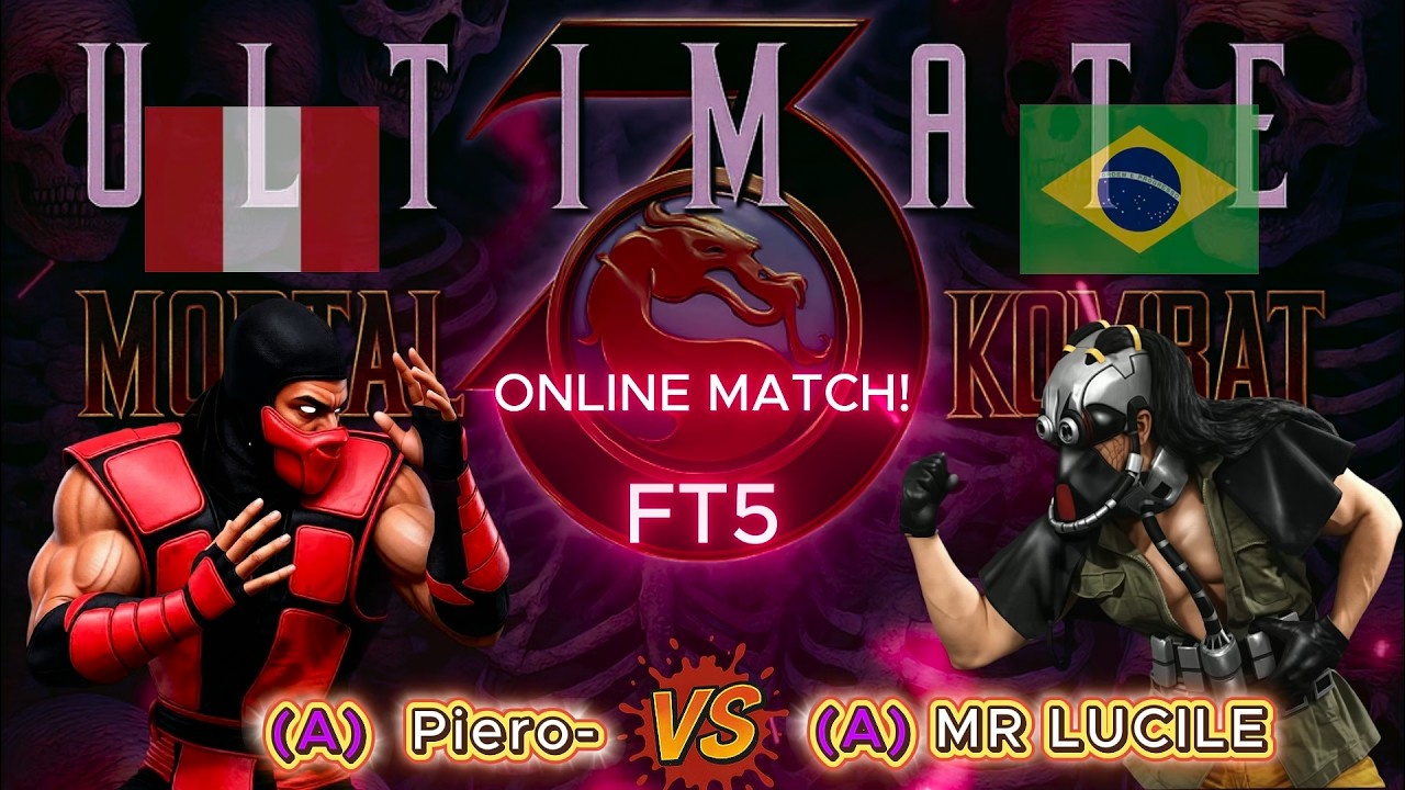 Piero- VS. MR LUCILE - ONLINE GAME! - Ultimate Mortal Kombat 3 - FT5 - 23:39