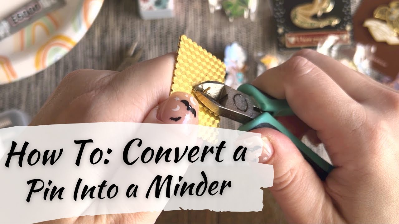 How To Convert an Enamel Pin Into a Cover Minder for Diamond Painting (Budget-friendly!)