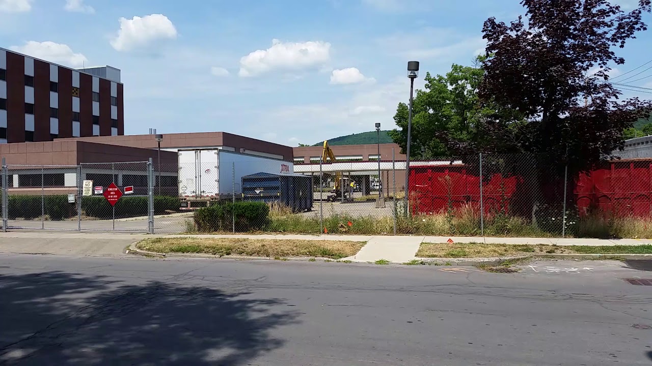 RDMVTL 18,579 ~ 7/12/2016 1 o4 {MY TOWN HISTORY} HOSPITAL DEMOLITION @ CORNING , NY