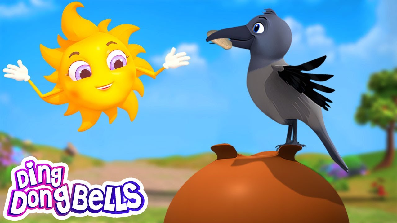 Ek Kauwa Pyasa Tha | एक कौवा प्यासा था | Hindi Rhymes For Kids | Ding Dong Bells