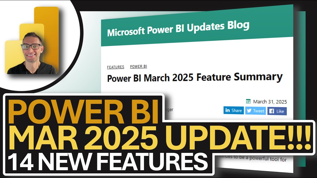 🔥 Power BI March 2025 Update: 14 New Features You Can’t Miss! 🚀