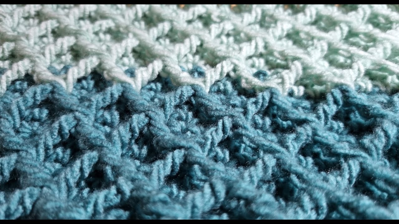 🧶Диамантена плетка изплетена на една кука🧶 / Плетка с ромбчета / Плетка с хиксчета / бебешко одеялце