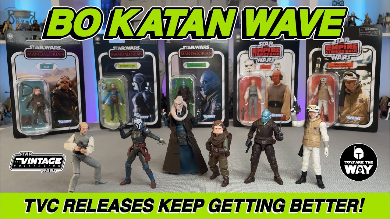 Star Wars The Vintage Collection Bo Katan | Bib Fortuna | Kuiil | Mythrol | Rebel Soldier | Review!