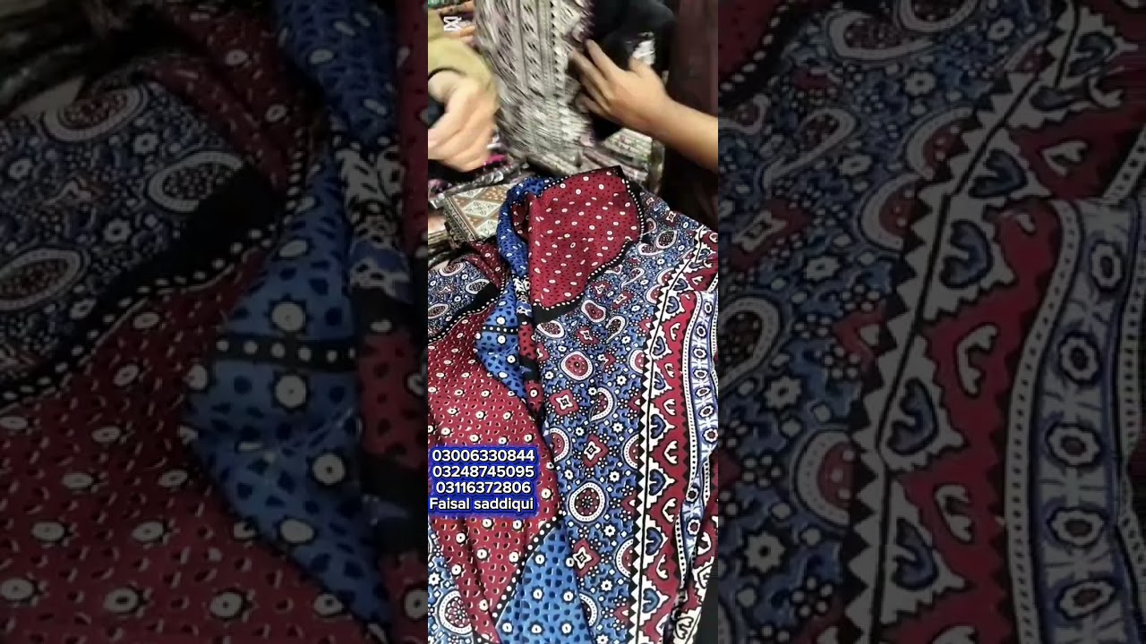 Best price shop 👈 multani ajrak bedsheets cotton RS 1500 by Makkah garment Multan cantt 👈