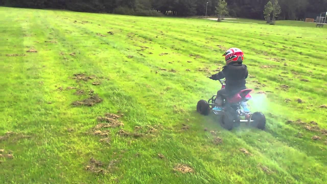 My lil mans 1st quad