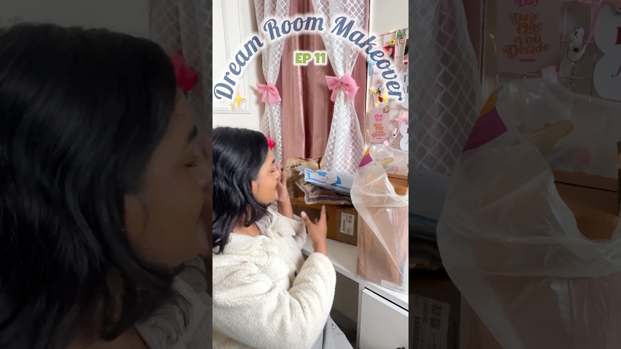 Ep 11✨ | Dream Room Makeover 🎀 | Room Decor Haul part-2 | Glow with Kajal  