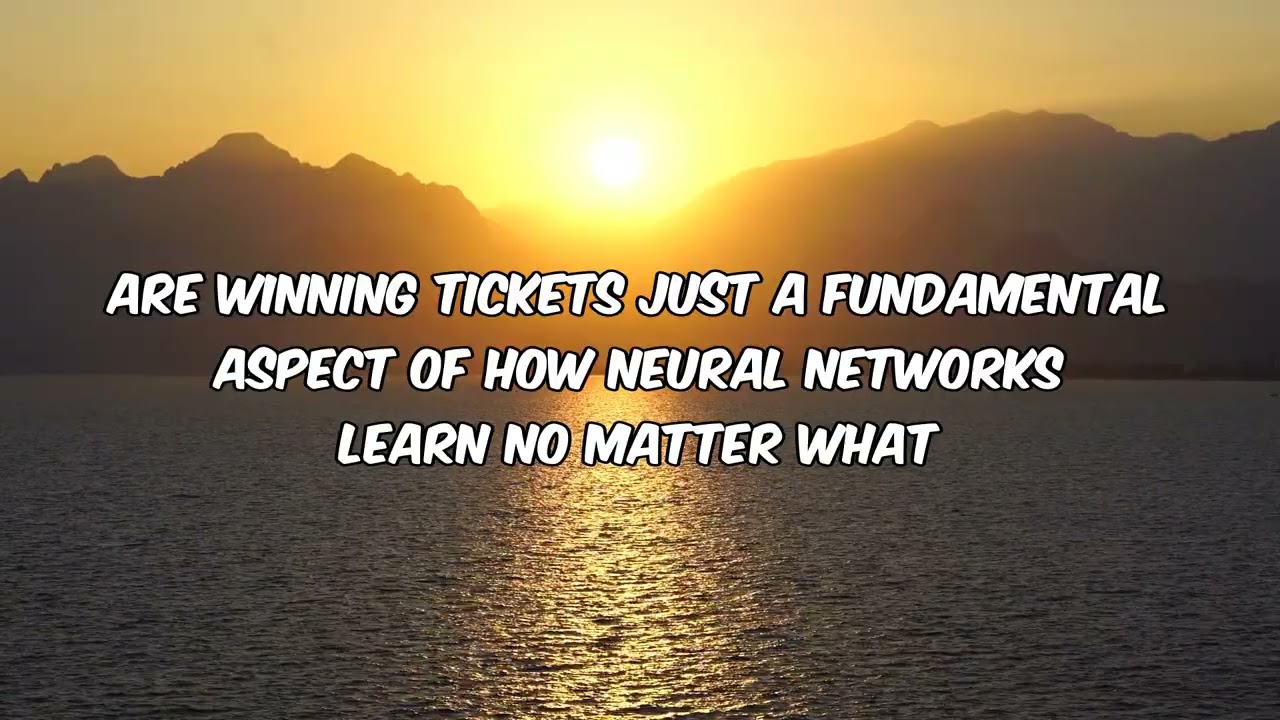 The Lottery Ticket Hypothesis Explained | Deep Dive into Neural Network Pruning