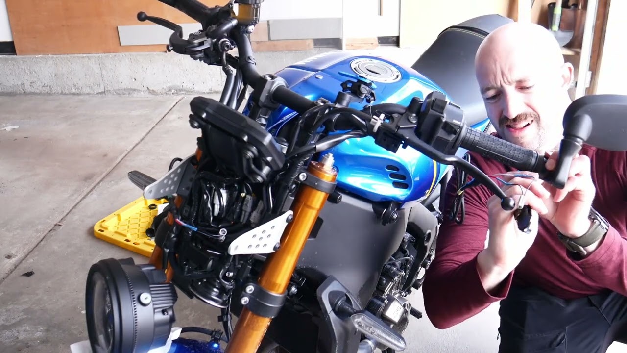 Splicing Oxford Heated Grips into the OEM Wiring Harness of my 22-23 XSR900