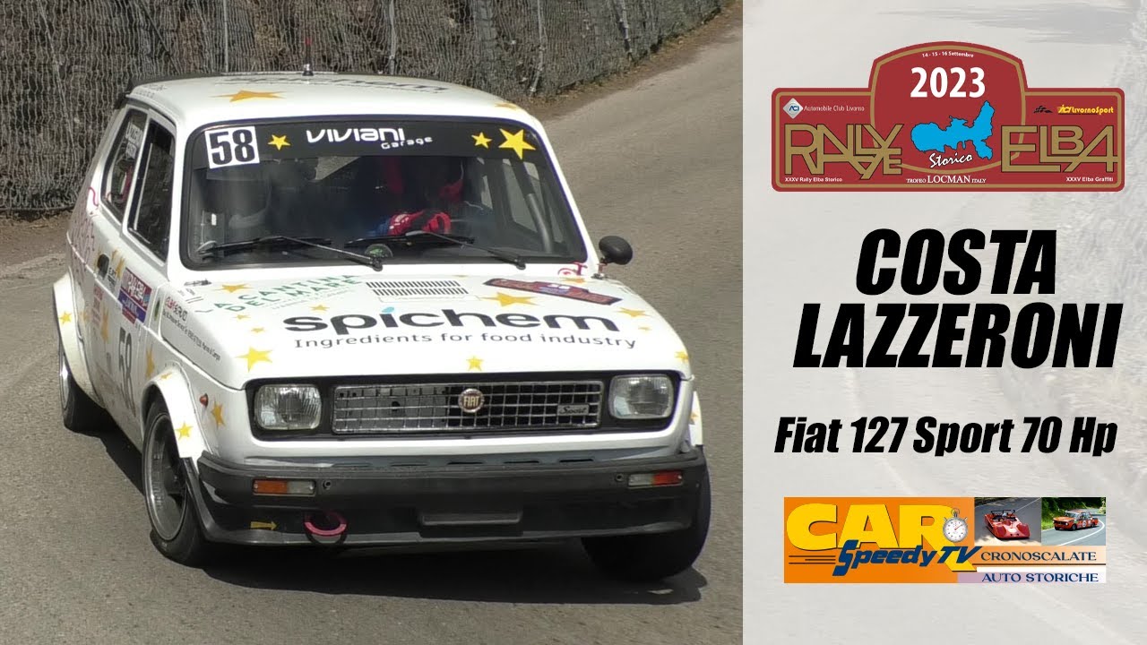 Rally Elba Storico 2023 || Marino Costa - Luca Lazzeroni || Fiat 127 Sport 70 Hp