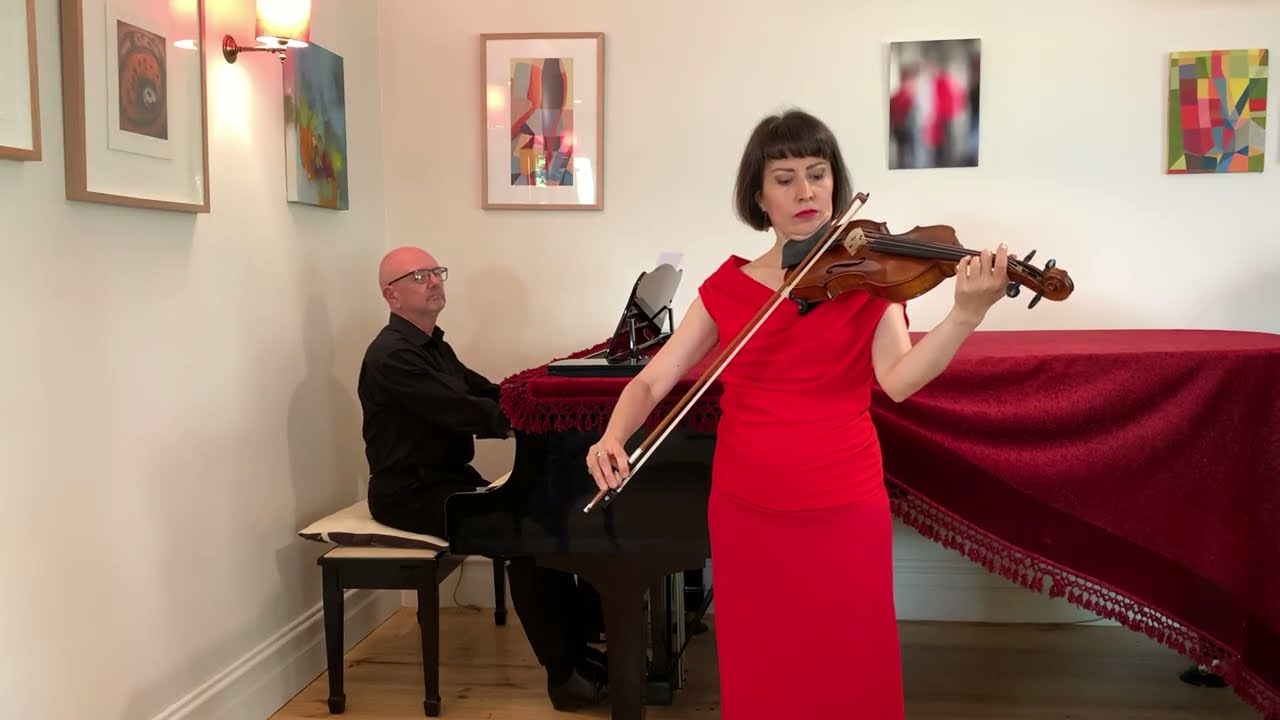Sentimental by Piazzolla — Elif Sezen (violin) & Geoff Lynch (piano)