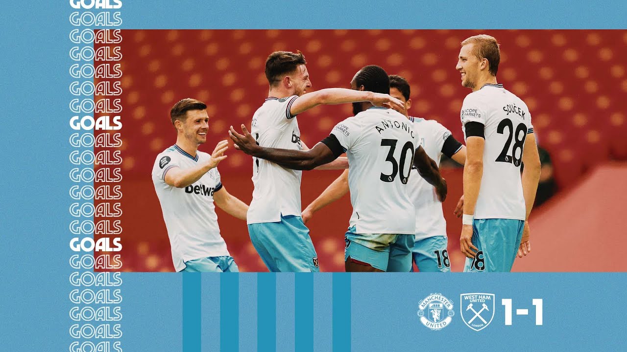 GOALS | MANCHESTER UNITED 1-1 WEST HAM UNITED