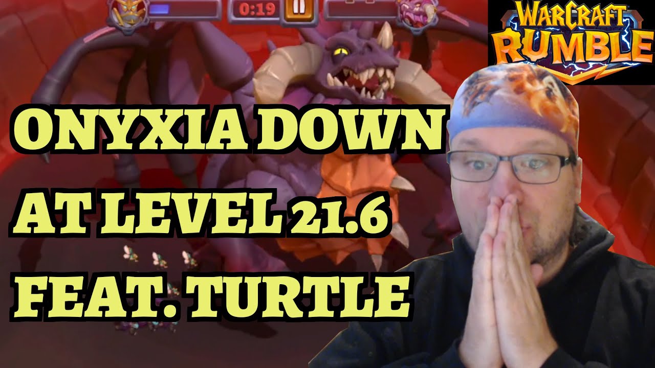 Onyxia Down with a Level 21.6 Army feat. Turtle! Anub'arak - Warcraft Rumble