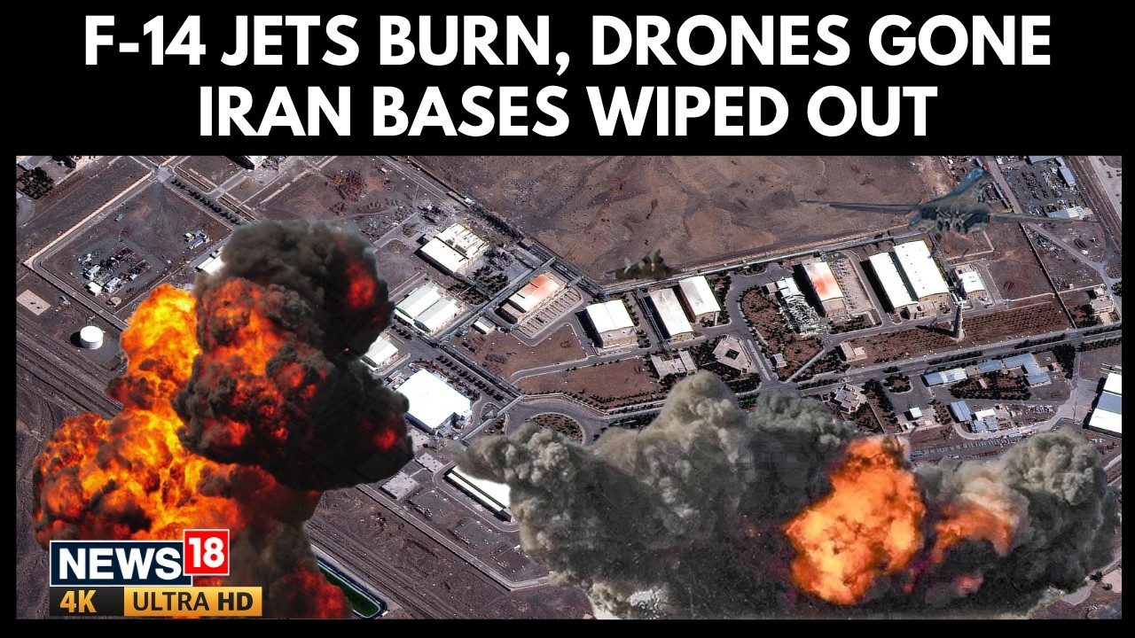 U.S-Israel Airstrikes Crush Iran Drone Bases, Missile Tunnels, Isfahan Airport Destroyed | 4K