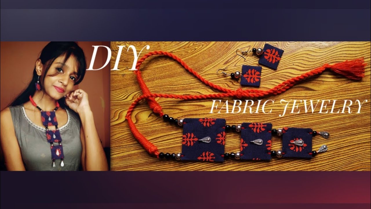 HANDMADE FABRIC JEWELRY | DIY TRENDY JEWELRY